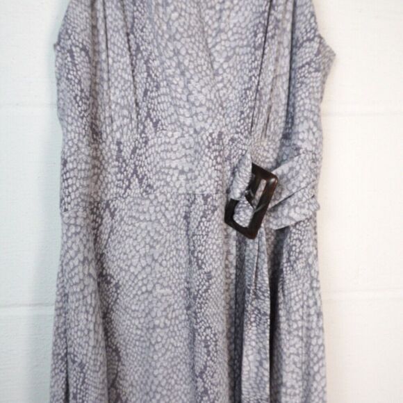 by Anthropologie Marfa Maxi Dress Sz 0 EUC Snakeskin Summer Feminine Romantic - Picture 4 of 12